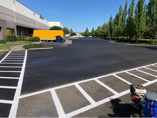parking lot line striping portland